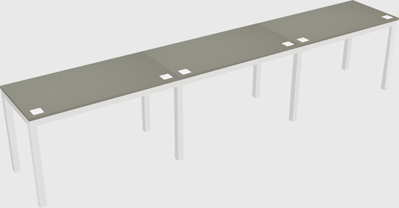 Rectangular desk