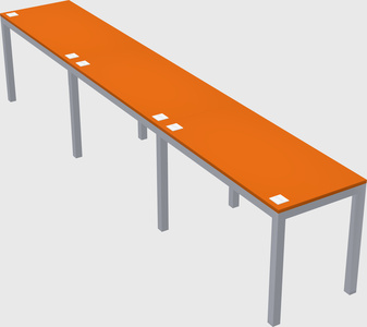 Rectangular desk