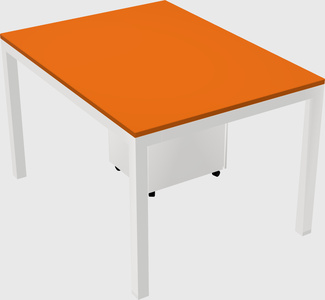 Rectangular desk