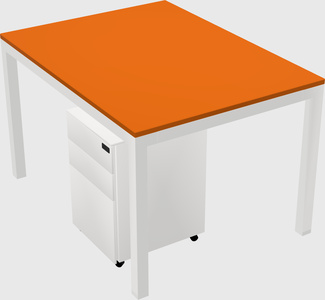 Rectangular desk