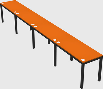 Rectangular desk