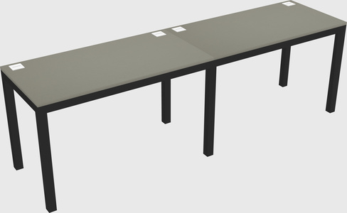 Rectangular desk