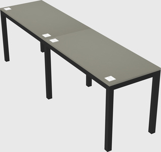 Rectangular desk