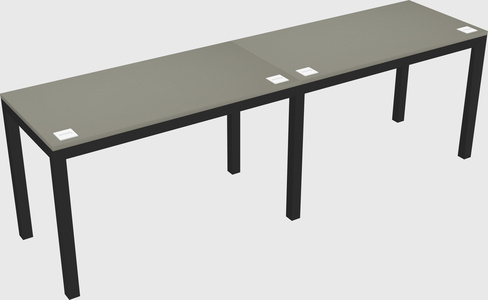 Rectangular desk