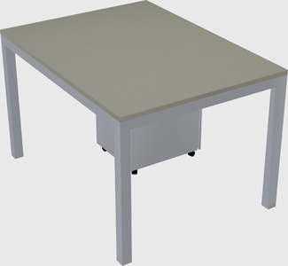 Rectangular desk