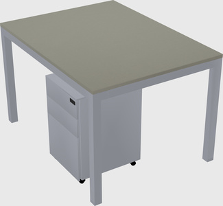 Rectangular desk