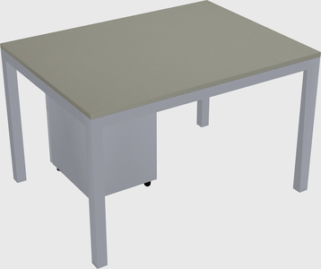Rectangular desk