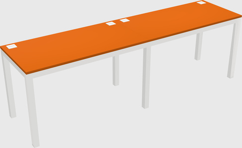 Rectangular desk