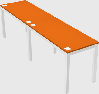 Rectangular desk