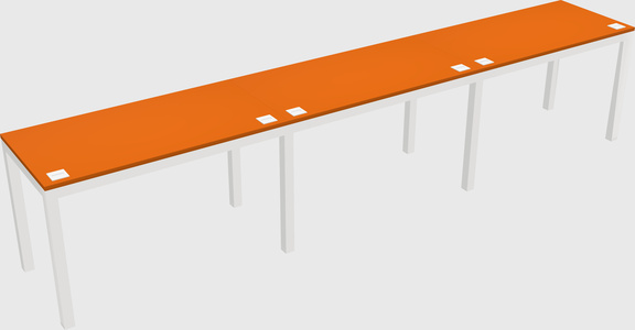 Rectangular desk