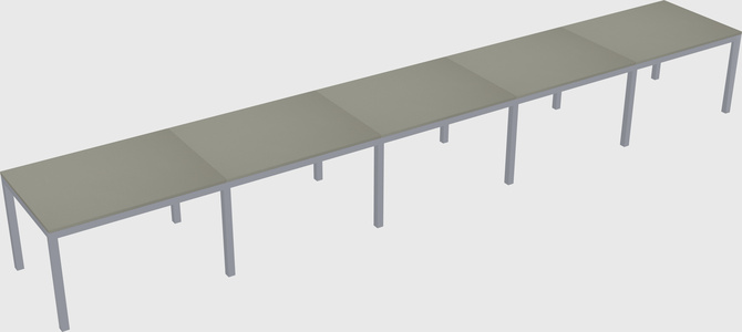 Rectangular desk