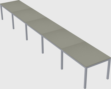 Rectangular desk