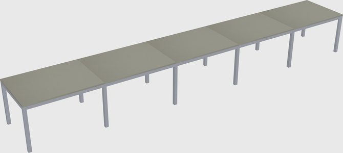 Rectangular desk