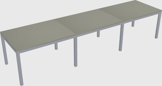 Rectangular desk