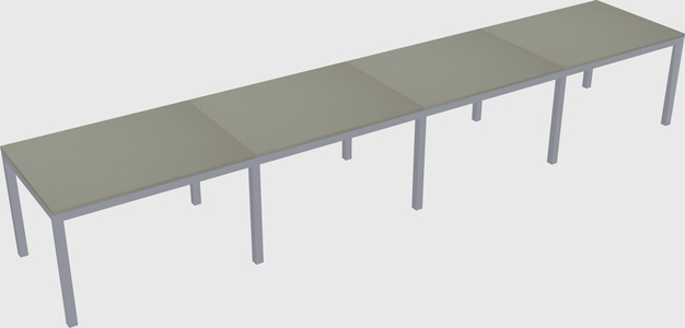 Rectangular desk