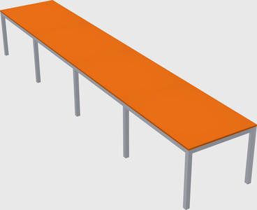 Rectangular desk
