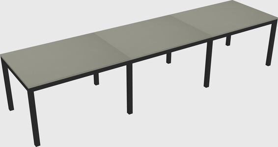 Rectangular desk
