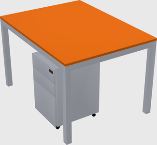 Rectangular desk