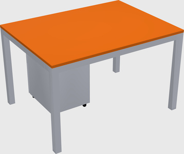 Rectangular desk