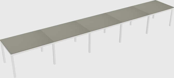 Rectangular desk