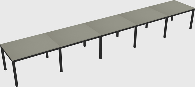 Rectangular desk