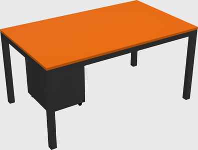 Rectangular desk