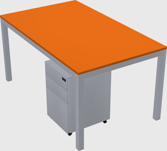 Rectangular desk
