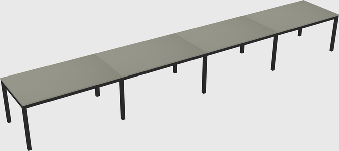 Rectangular desk