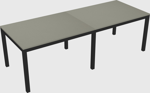 Rectangular desk