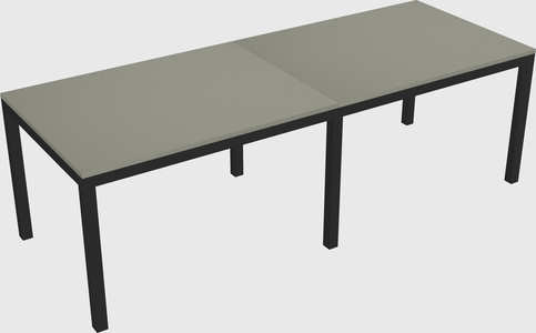 Rectangular desk