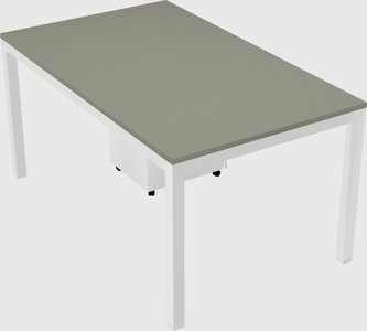 Rectangular desk