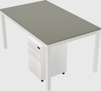 Rectangular desk
