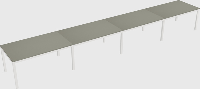 Rectangular desk