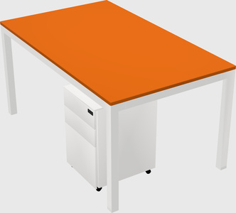 Rectangular desk