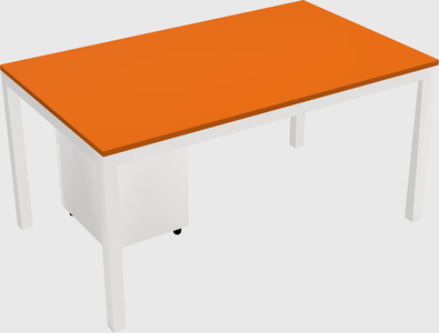 Rectangular desk