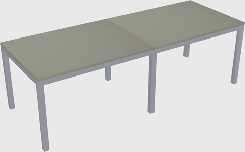 Rectangular desk
