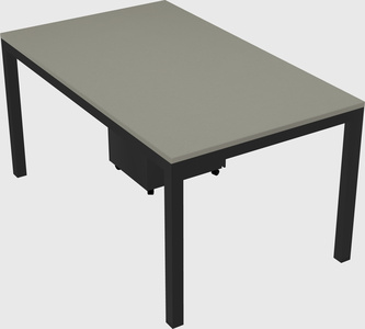 Rectangular desk
