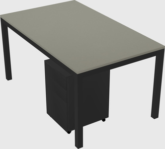 Rectangular desk