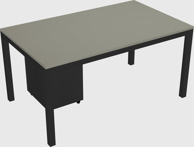 Rectangular desk
