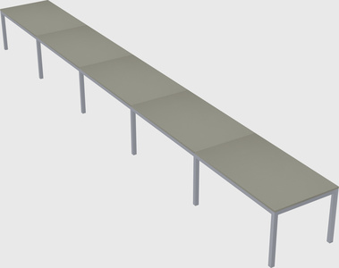 Rectangular desk