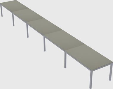 Rectangular desk