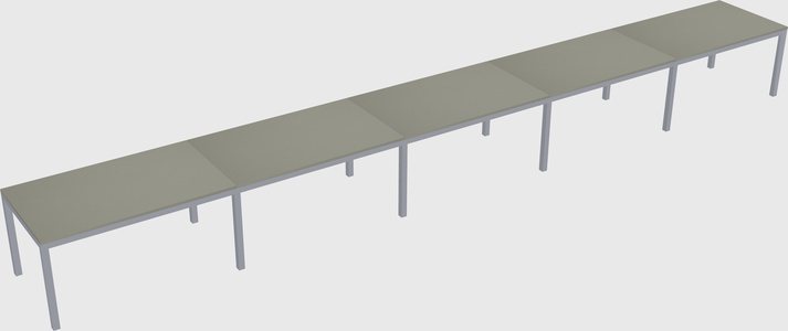 Rectangular desk