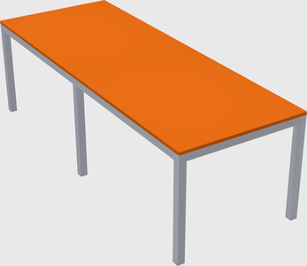 Rectangular desk