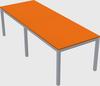 Rectangular desk
