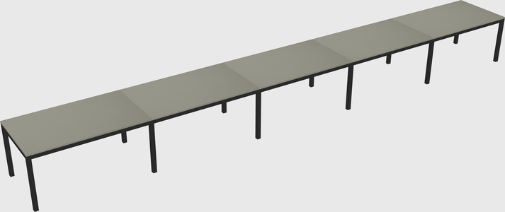 Rectangular desk