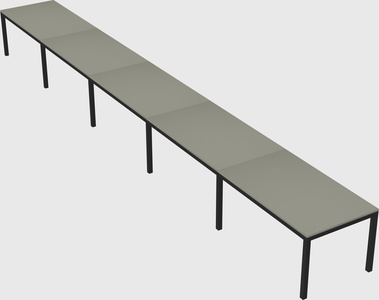Rectangular desk