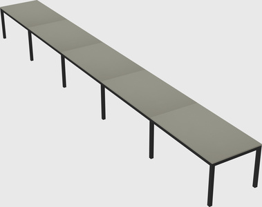 Rectangular desk
