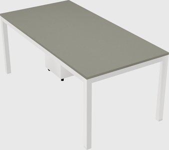 Rectangular desk
