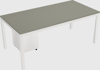 Rectangular desk