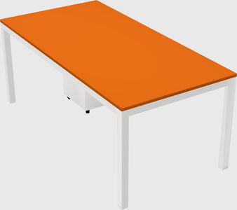 Rectangular desk